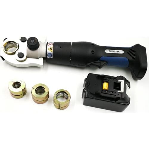 Electric Crimper Stainless Steel Copper PEX Pipe Crimping Tool EP-1332K Battery Pipe Fitting Tools