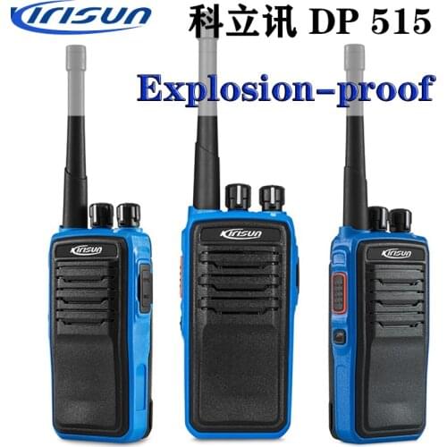 Ke Li Xun DP515 Handheld Walkie Talkie DC 7.2W High Power Explosion-proof encryption Two Way Ham Radio Communicator HF Transce