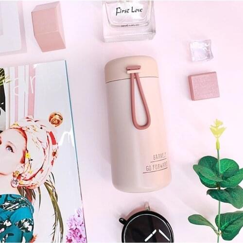 Preferential sale 304 Stainless Steel Thermos Coffee Mug Multi-Color Insulated Cup 270ml Travel Vacuum Flasks Thermocup for Cam