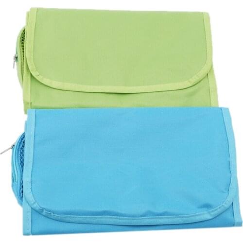 Mini Portable Travel Cosmetic Bag With Hook Women Makeup Bags Toiletries Organizer Storage Neceser Hanging Bathroom Wash Bag