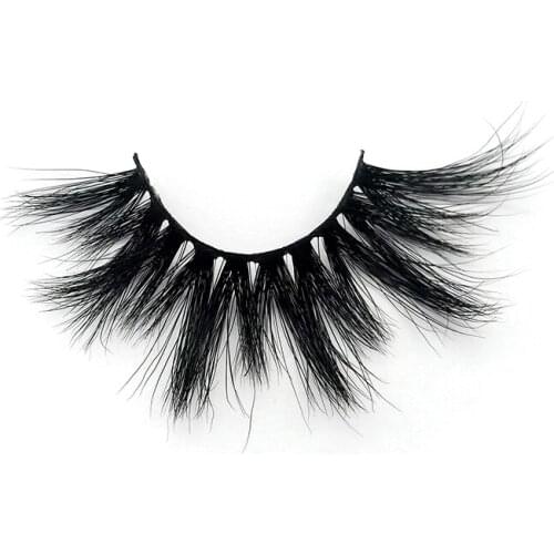 Mink Lashes 25mm Fluffy Messy 3d For Makeup Accessories