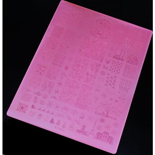 12Pcs Nail Stamping Plates Butterfly Designs DIY Image Acrylic Nail Art Manicure Templates Stencils Beauty Polish Tools 25*18cm