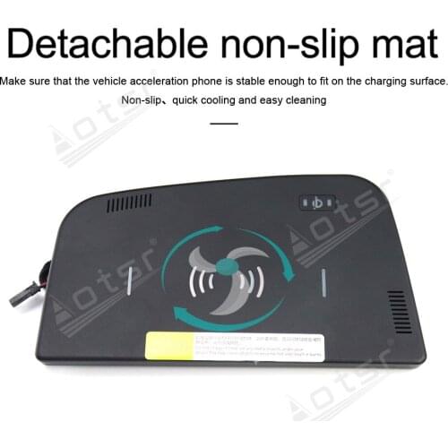 QI Wireless Charge Special On-Board Charge Phone Charge Panel Android For KIA Keaion K4 2017 2018 Car Non-slip Car Accessories