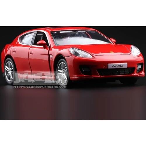 High Simulation Exquisite Diecasts&Toy Vehicles: RMZ city Car Styling Panamera Turbo Limousine 1:36 Alloy Diecast Car Model
