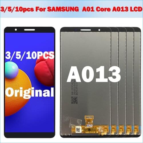 3/5/10PCS Original For Samsung Galaxy A01 Core A013 A013F A013G A013M/DS LCD Display Touch Screen Digitizer Assembly Replace