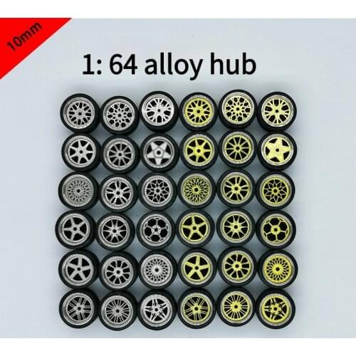 1:64 Hotwheels Refit Wheel Hub Kyosho Tomica Small General Purpose Tire Ordinary Version 10mm