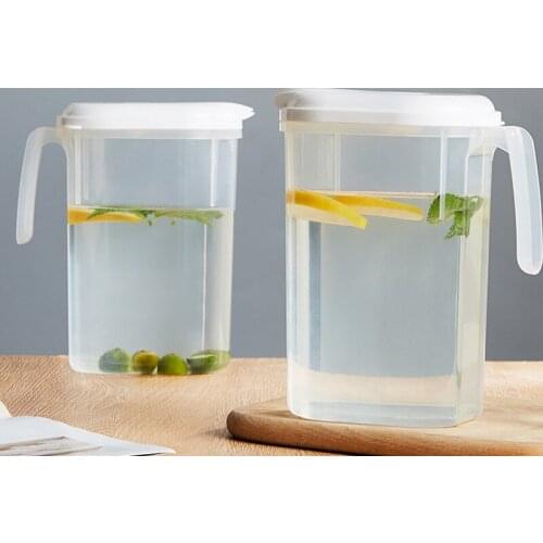 1 Piece Water Bottle 1800ml Large Capacity Reusable Non-Toxic PP Cold Water Kettle Pot Environmental PP Material Bottles NJ71212