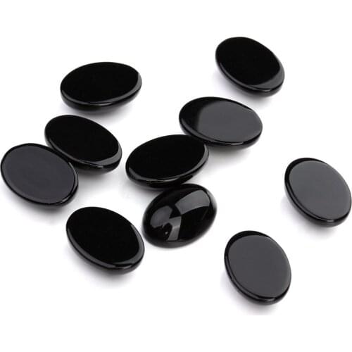 10Pcs/Pack Natural Agate Cabochons Semi-precious Oval Shape Loose Baeds Size 10*14mm,13*18mm,18*25mm Cabochons For Making Rings