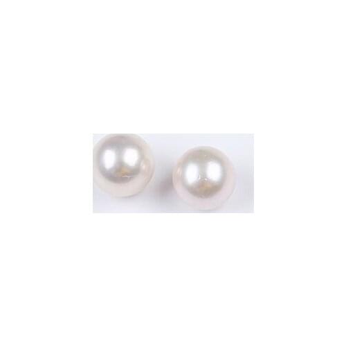 12-13mm natural real pearl white freshwater round shape loose pearl beads