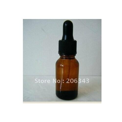 20ml brown/green/blue essential oil bottle with black cap+silicon/glass dropper for cosmeticl packaging