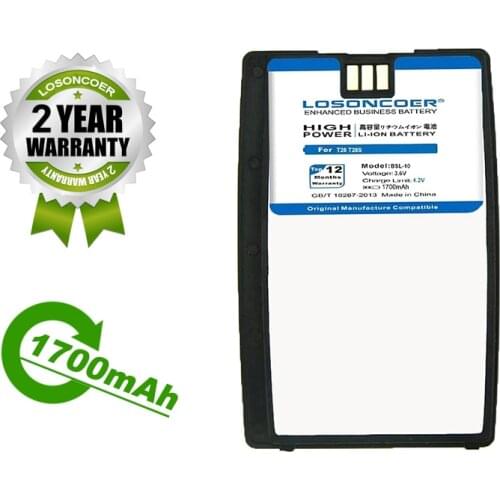 LOSONCOER Battery 1250mAh BSL-10 Battery For Sony Ericsson T28 T28S T28SC T29 T39 T520 T320 R520 R320 BUS-11 Phone Battery