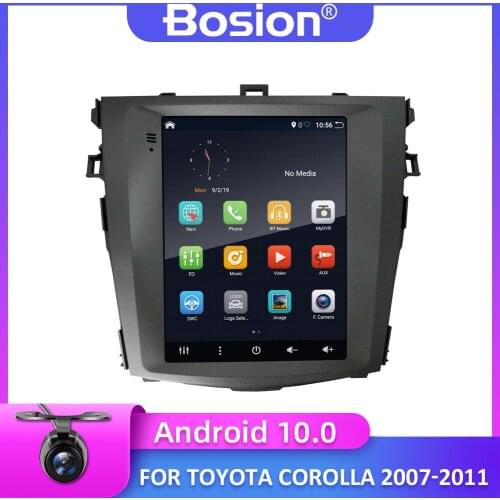 Bosion Android 10 Car DVD Radio Multimedia Player For Toyota Corolla 2007-2011 GPS Navigation autoradio 32GB Vertical Screen