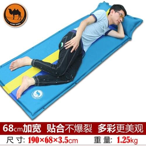 Camel 036-2 color matching air cushion outdoor automatic inflatable mattress cushion 190 * 68 * 3.5cm travel camping mat