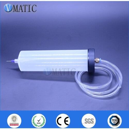 Free Shipping New Thickening Explosion-Proof 300cc/ml Helix Luer Lock Tip Dispenser Pneumatic Syringe Barrel Adapter With Piston