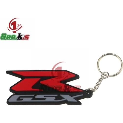 【Buy three get one free】Rubber Motorcycle Key Ring Key Chain cool keychain 3D Soft For GSX-R1000 GSXR1000 L7