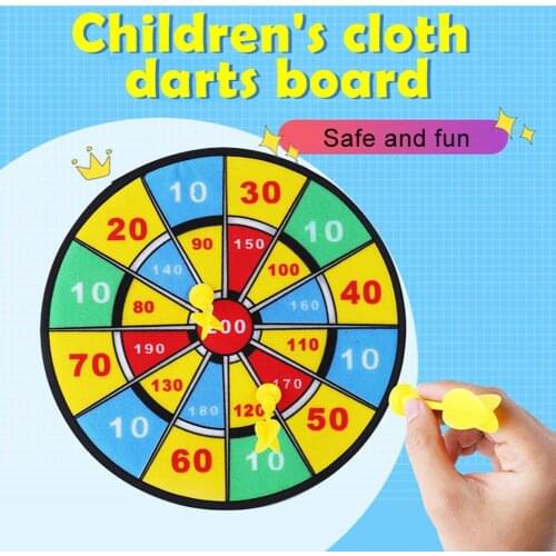 Target Dart Safe Soft Flocking Dartboard Children Kids Indoor Sports Game Toy Dartboard throwing Game toys for party Family Bar