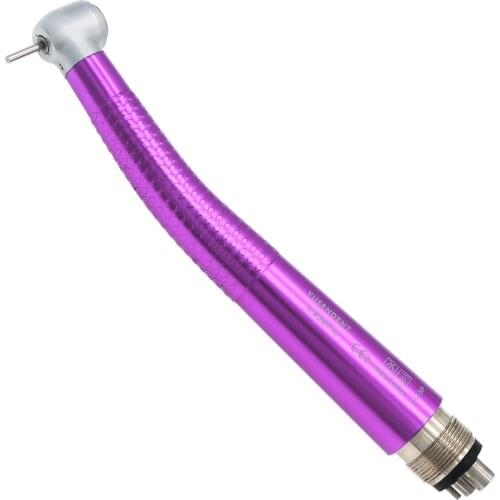 COXO Dental High Speed Colorful Purple Standard Head Ceramic Bearing Handpiece M4 4 Holes