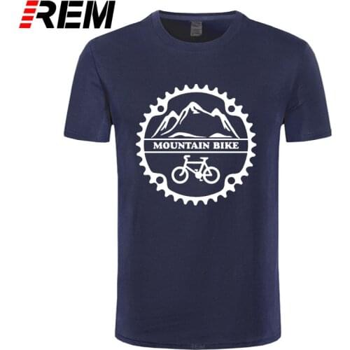 REM New Men T-shirt Summer Cool Tee Shirt Mountain biker cycle cycles T Shirt Cotton O-neck tshirt casual clothing