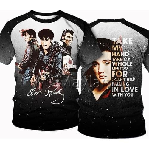 The King Elvis Presley 3D Printed Tee T shirt Men/women Rock Streetwear Tshirt Man Modis Clothes poleras hombre Hiphop Tops SS-2