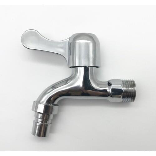 1pc Chrome finished washing machine outdoor garden faucet tap water bibcock