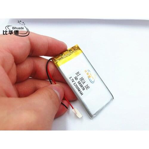 Li-Po 3.7V 1200mAh 503070 Lithium Polymer Li-Po li ion Rechargeable Battery cells For Mp3 MP4 MP5 GPS