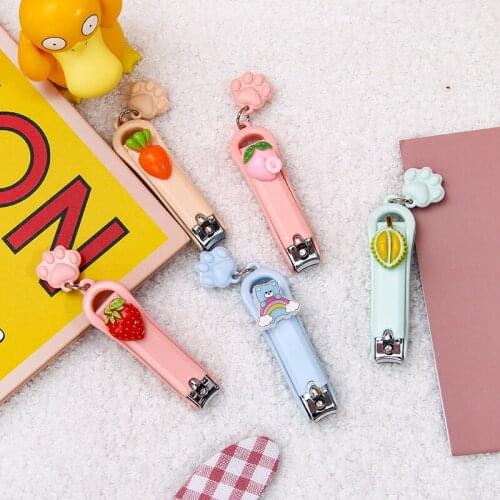 Creative Small Gifts Japanese Korean Ins Cartoon Nail Clippers Girl Cartoon Home Manicure Nail Tool