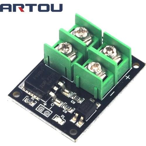 3V 5V Low Control High Voltage 12V 24V 36V switch Mosfet Module For Arduino Connect IO MCU PWM Control Motor Speed 22A