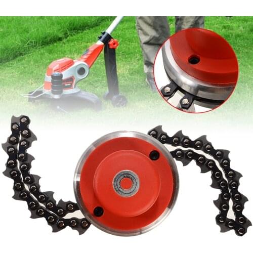 Powerful Grass Trimmer Head Steel Brush Cutter Trimmer Head Chain Saw Replacement Garden Repair Tools Parts