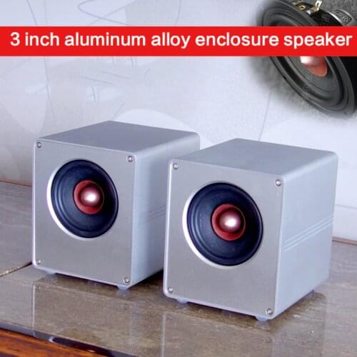 50W High Power 3/4 Inch Full Range Speaker Bookshelf Speaker Aluminum Alloy Fever Grade A300 Computer Desktop Audio HiFi Passive