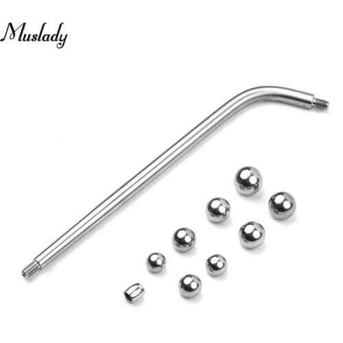 Muslady Saxophone Repair Tool Set Long Rod Metal Ball Bucket Ball Sax Neck Maintenance Tool for Alto/ Tenor Sax Wind Instrument