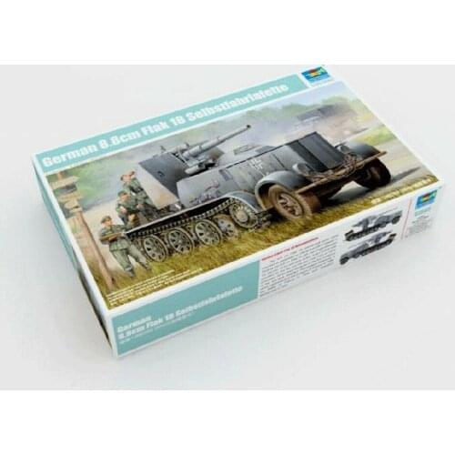 Trumpeter 01585 1/35 German 8.8cm Flak 18 Selbstfahrlafette Model Kit