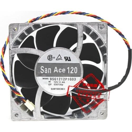 Original 9SG1212P1G03 12038 12V 4A 12 cm car supercharged aluminum alloy high temperature resistant violent fan