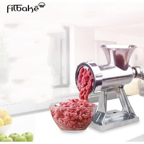 Filbake Stainless Steel Food Meat Grinder Attachment Stand Mixers Sausage Stuffer Maker With Tubes Durable Processor Accessories