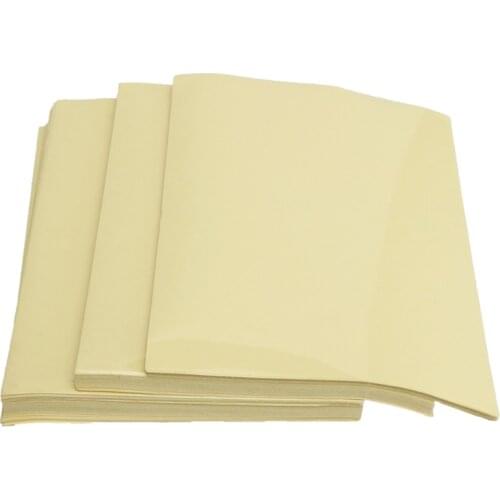 Lychee Life 10Pcs/lot Clear Matte Adhesive Printer Paper A4 Self Adhesive Glossy Transparent Paper Label for Laser Printers