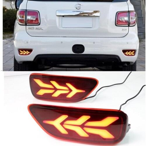 EXTERIOR REAR LED STORBE LIGHTS BACK FOG LAMPS REAR TURN SIGNAL BRAKE LIGHTS FIT FOR NISSAN PATROL Y62 2016-2018