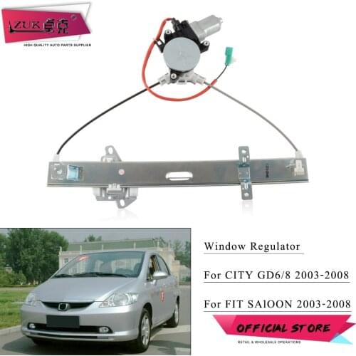 ZUK High Quality Power Window Regulator Assy For HONDA CITY 2007 2008 GD6 GD8 For FIT SALOON OEM:72750-SEN-H01 72710-SEN-H01