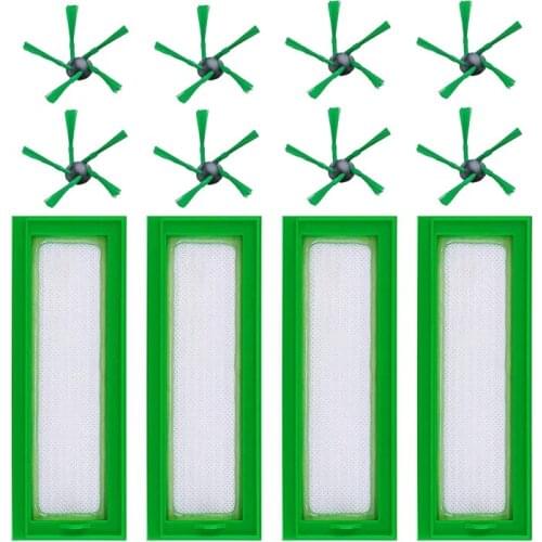 Replacement Parts Brush Filter Side Brushes Spare Parts For Vorwerk Kobold VR200 Robot Vacuum Cleaner Accessories
