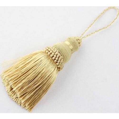 1Pc Tassel Fringe Sewing Bang Tassel trim Garment Decoration Key Tassels for DIY Embellish Curtain Accessories Hanging Rope