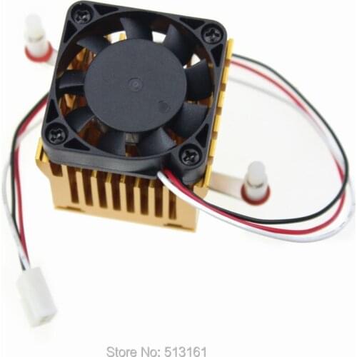 10pcs DIY Northbridge Golden Cooling Fan Heat sinks Aluminum Cooler Heatsink