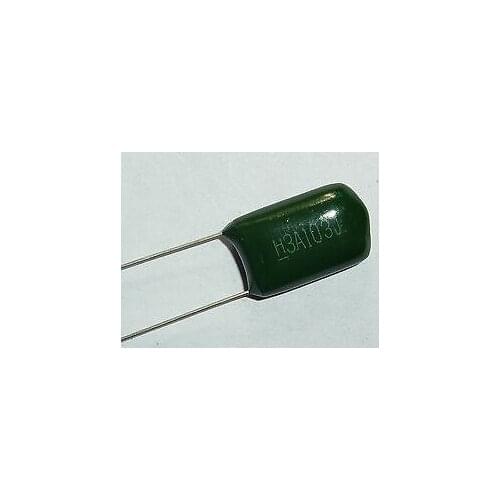 10pcs Mylar Film Capacitor 100V 2A103J 0.01uF 10nF 2A103 5% Polyester Film capacitor