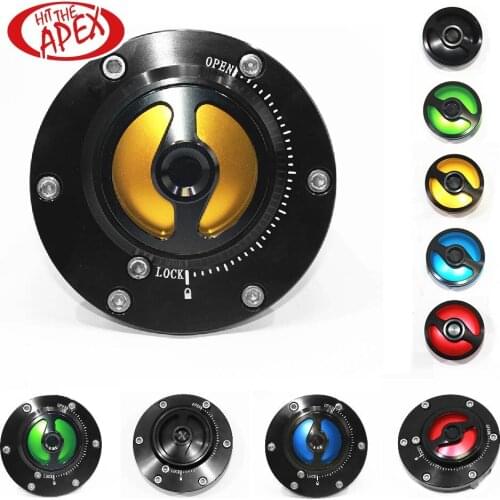 CNC Aluminum Motorcycle Fuel Tank Cap for Triumph Daytona 675 / 675 R 2011-2016 &Speed Triple 1050 Keyless Twist off Gas Cover