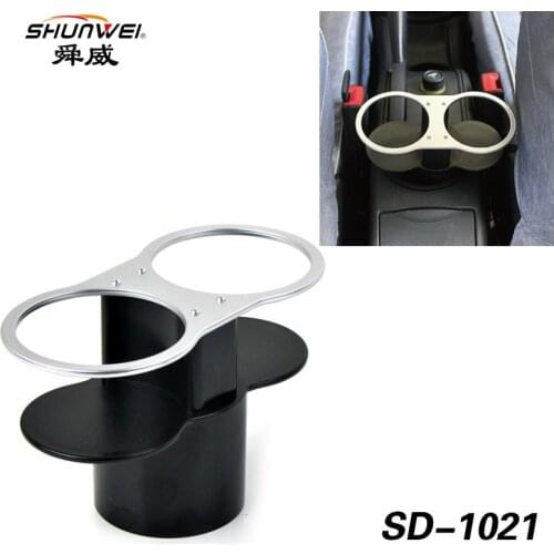 Automotive supplies sunway car multi functional double cup beverage rack quality ABS new material sd-1021