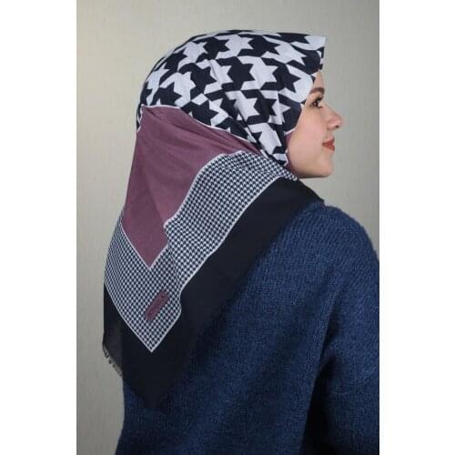 BONJELA PATTERNED COTON SCARF-DESEN-60-RENK-04
