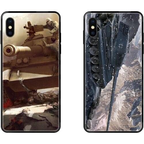 World Of Tanks Mode Black Soft TPU Phone Case Skin Cover For Redmi Note 4 5 5A 6 7 8 8T 9 9S Pro Max Bright