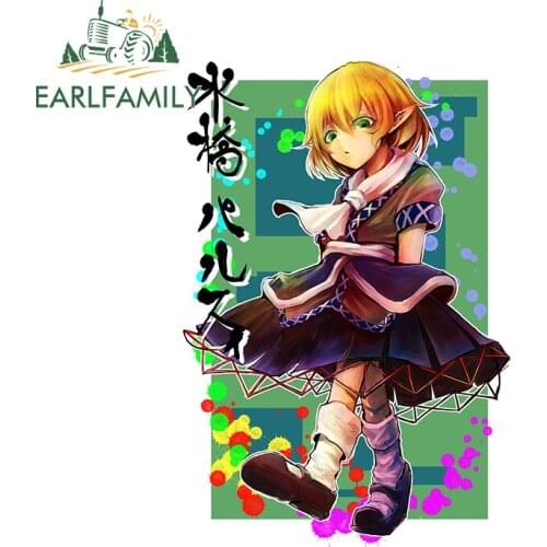 EARLFAMILY 13cm x 8.8cm for Mizuhashi Parsee Car Styling Laptop Decal Vinyl Car Stickers Scratch-Proof Motorcycle Decoration