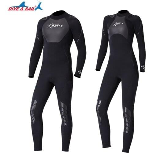 3mm Neoprene Wetsuit, Women Full Suit Scuba Diving Surfing Swimming Thermal Swimsuit Rash Guard - Various Sizes