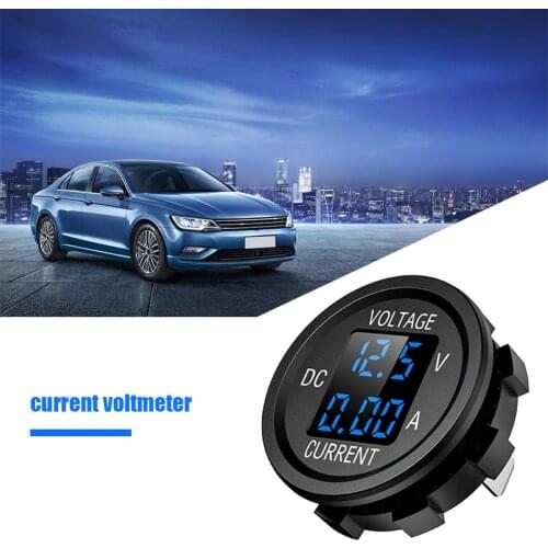 Small LED Digital Panel Voltmeter Ammeter Volt Current Meter Outdoor Personal Car Decoration for 12V 24V Car Truck