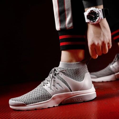 Fashion solid sale sneakers-for-men leisure lightweight black shoe hombre casual sport zapatos informales Men Shoes sapatilhas
