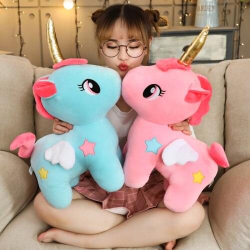 10/20CM Soft Unicorn Plush Toy Baby Kids Appease Sleeping Pillow Doll Animal Stuffed Plush Toy Birthday Gifts for Girls Children
