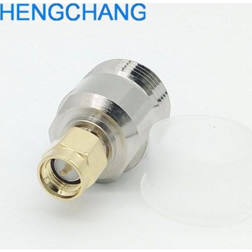 N Female to SMA Male Plug RF Coax Adapter Convertor Straight Nickel Plated SMA to N type connector 1pcs